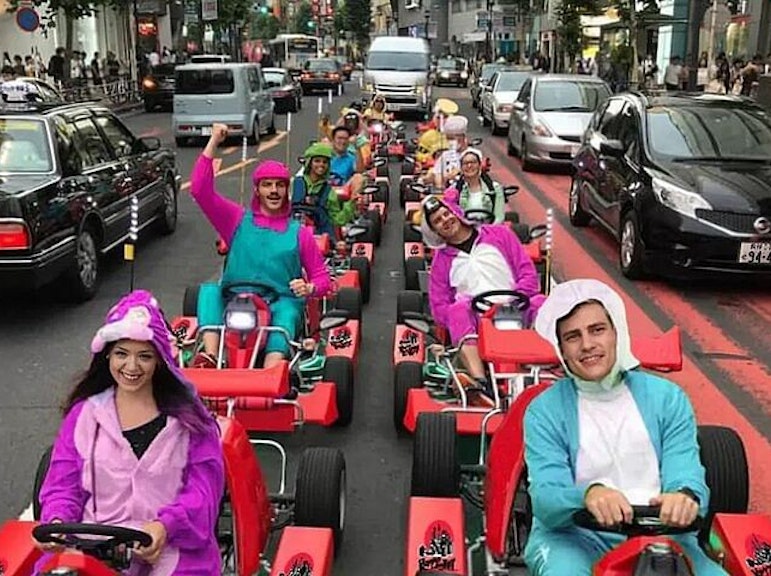 올드타운 고카트 타기 도쿄 | 100분 안에 가볼 만한 8곳