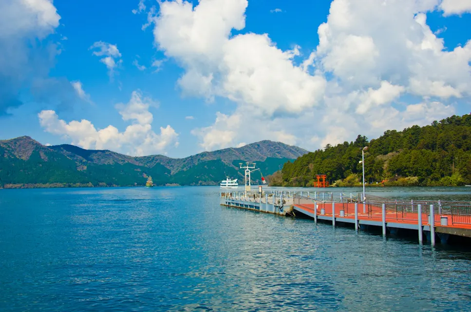 Lake Ashi and Mt. Fuji