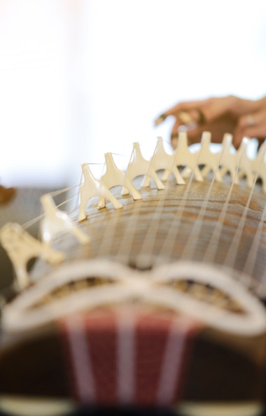 Playing Koto Playing Koto