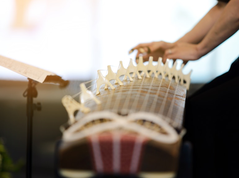 京都での伝統楽器を用いたコンサート