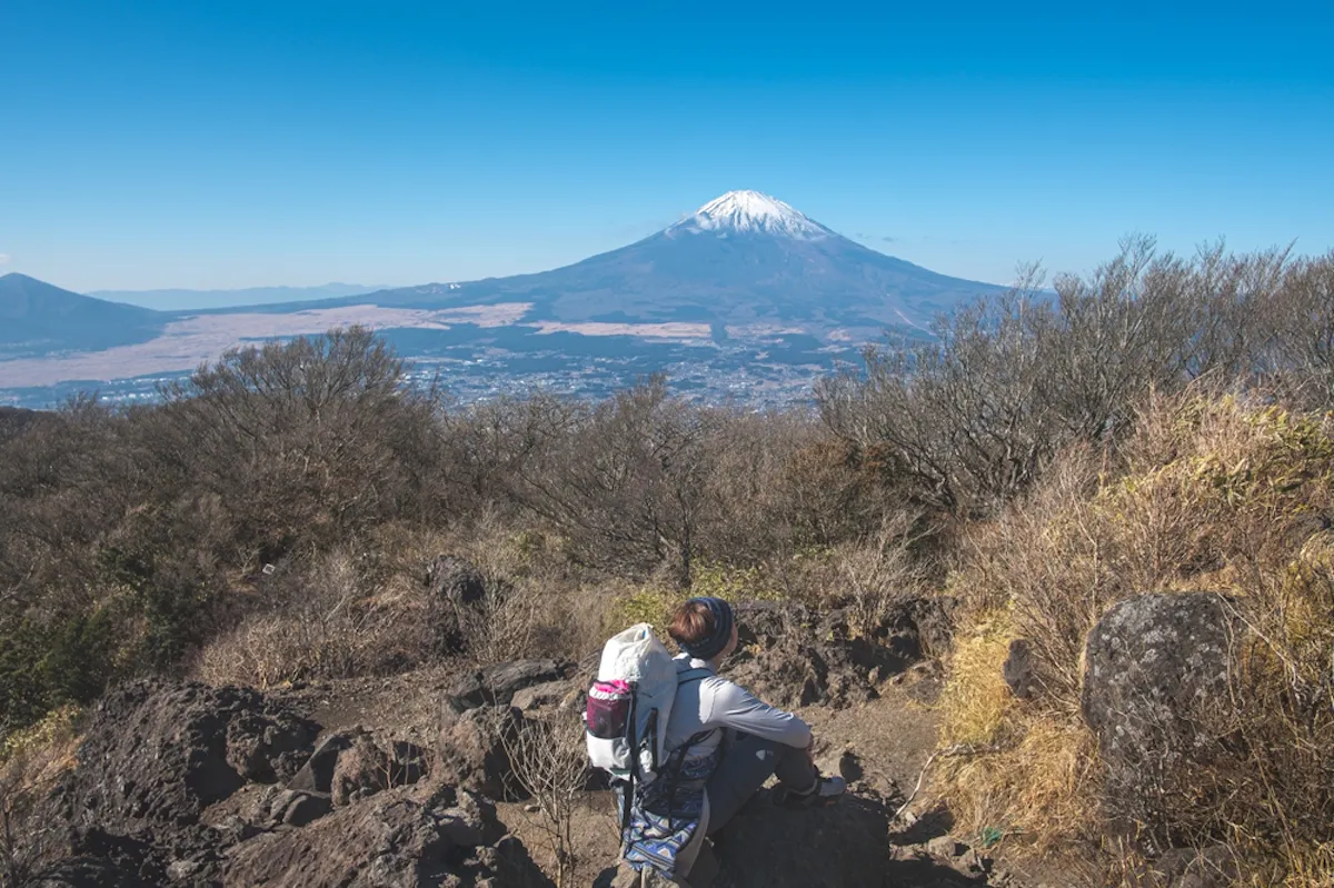 Kintoki mountain in Hakone, Kanagawa, Japan