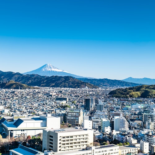 Shizuoka City and Mt.Fuji Shizuoka City and Mt.Fuji