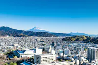 Shizuoka City and Mt.Fuji