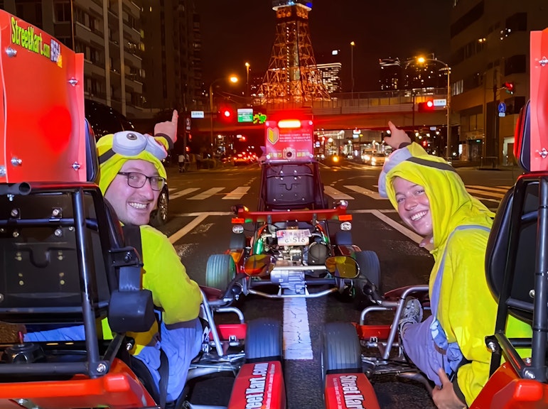 도쿄만에서의 공식 스트리트 카트 경험