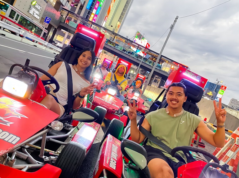 시부야의 공식 스트리트 카트 체험