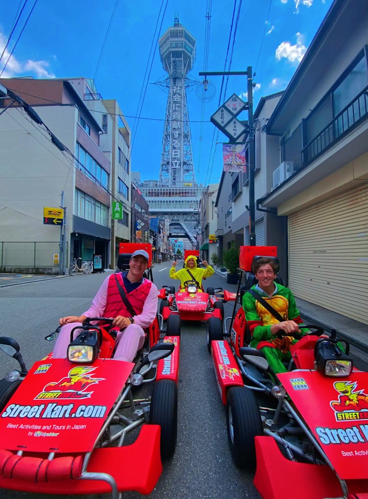 Osaka Street Kart Tour: Drive Through the City