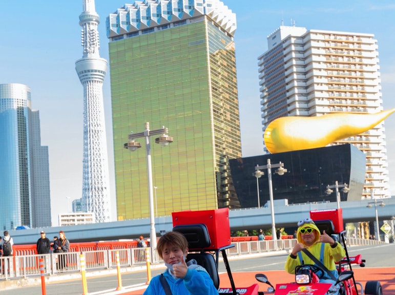 아사쿠사에서의 공식 스트리트 카트 경험