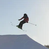 Skiers on Ski Slopes Skiers on Ski Slopes