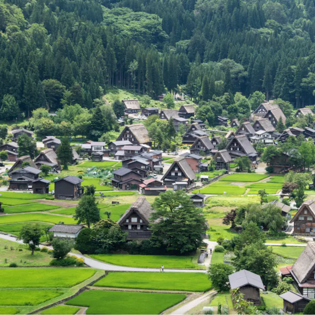 岐阜白川荻町城遗址展望台 - Trip To Japan