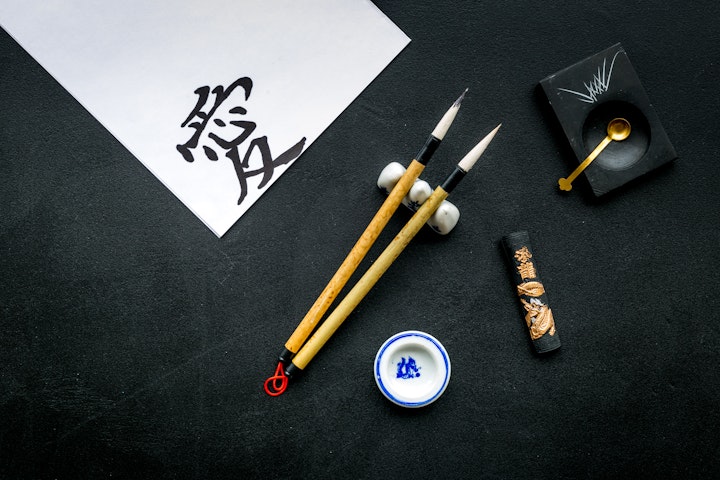 교토에서의 프라이빗 일본 서예(쇼도) 체험