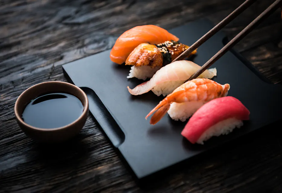 Sushi and Sashimi