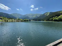 Lake Kawaguchiko Japan in summer