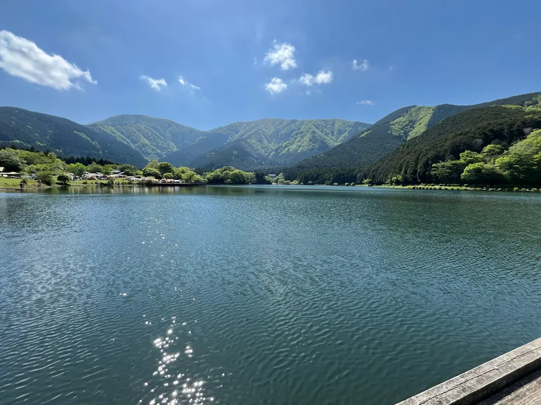 Lake Kawaguchiko Japan in summer