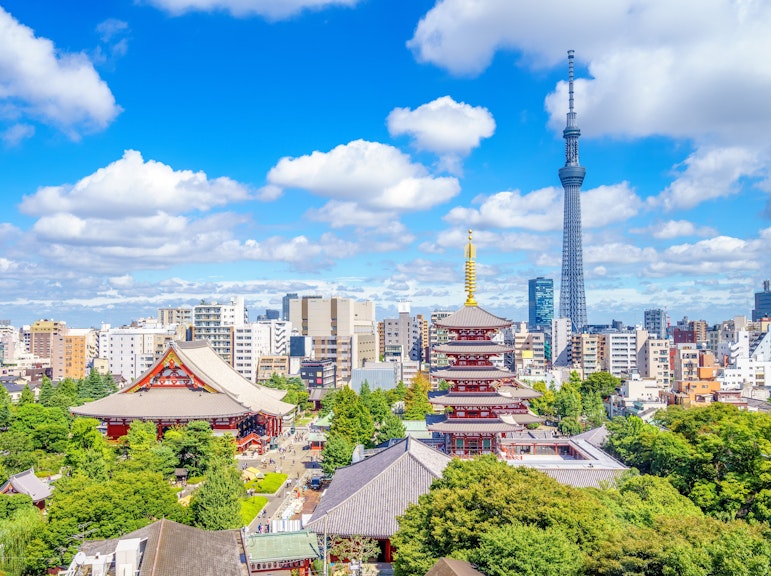 浅草から:古い東京、寺院、庭園、ポップカルチャー