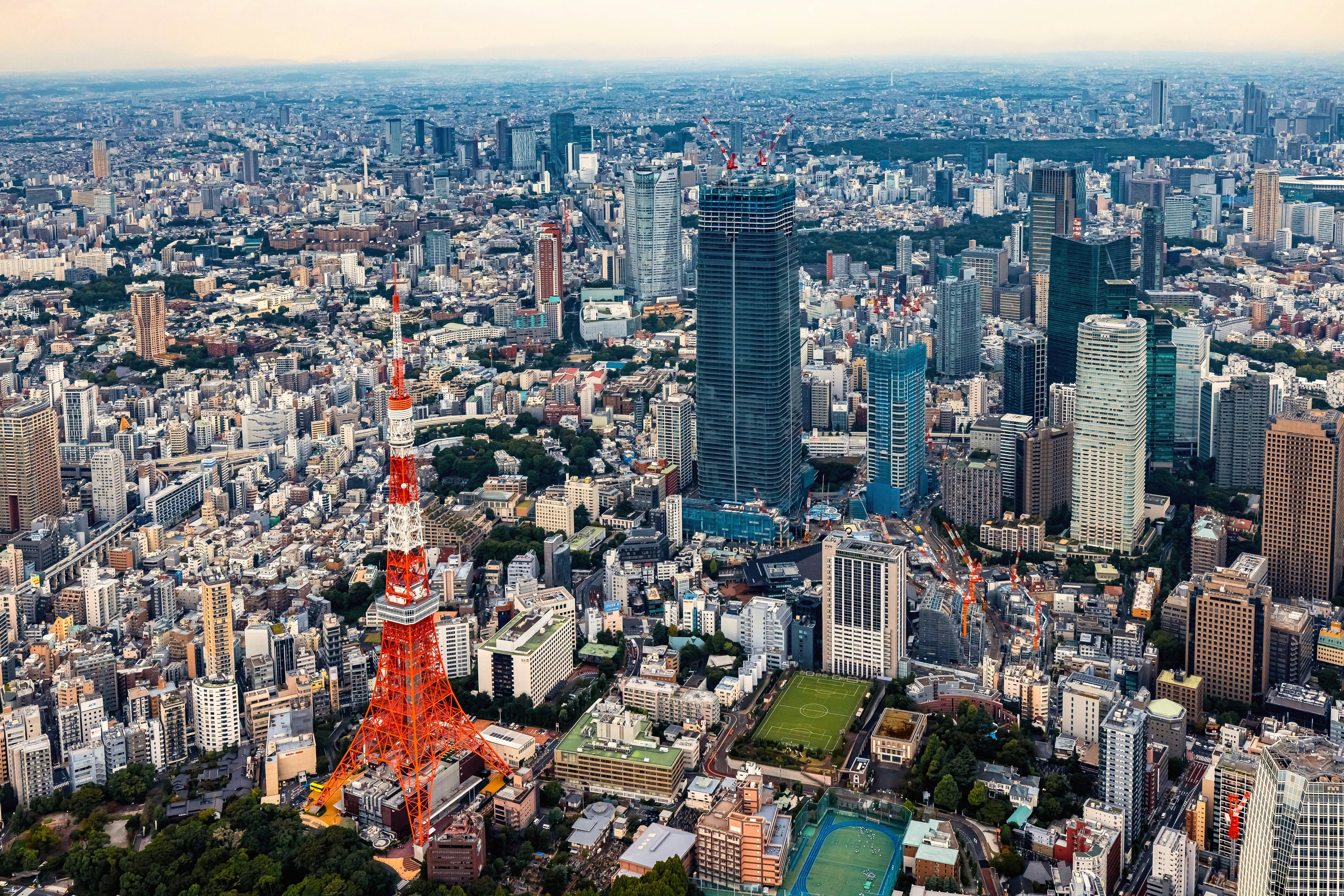 Tokyo Tower Aerial View