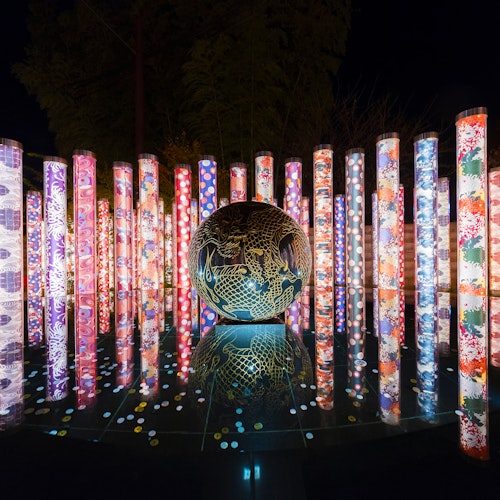 Arashiyama Kimono Forest at Night Arashiyama Kimono Forest at Night