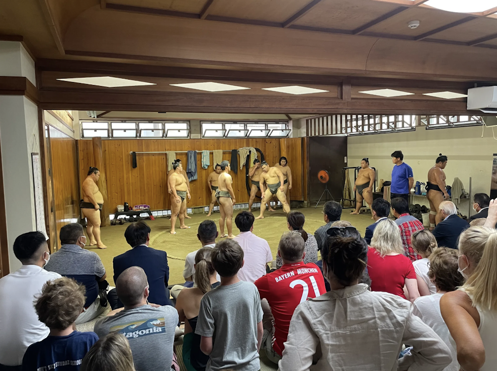 Sumo Morning Training Visit