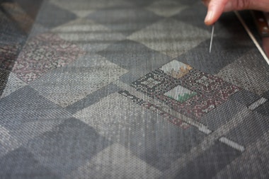 Weaving Oshima Tsumugi