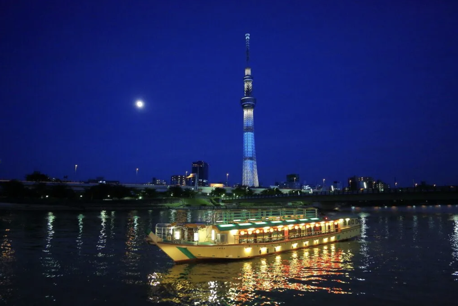Japanese Traditional Yakatabune Dinner Cruise on Tokyo Bay