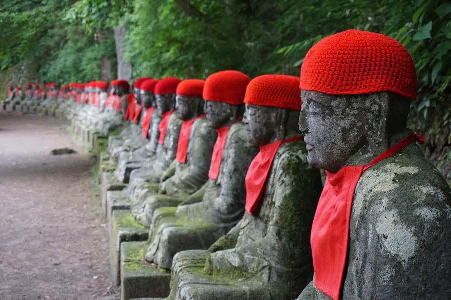 Jizo statues