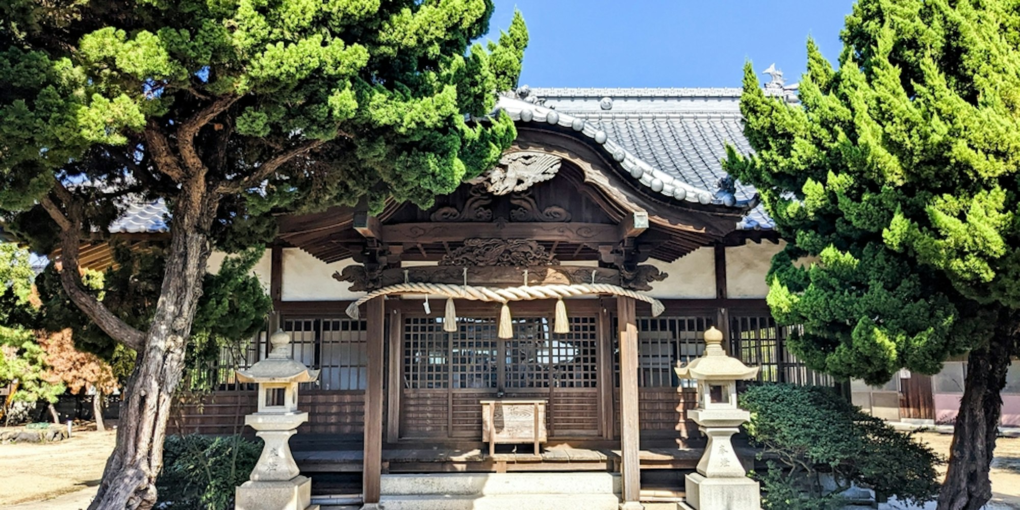 Sumiyoshi Shrine Naoshima Island Kagawa Japan Sumiyoshi Shrine Naoshima Island Kagawa Japan