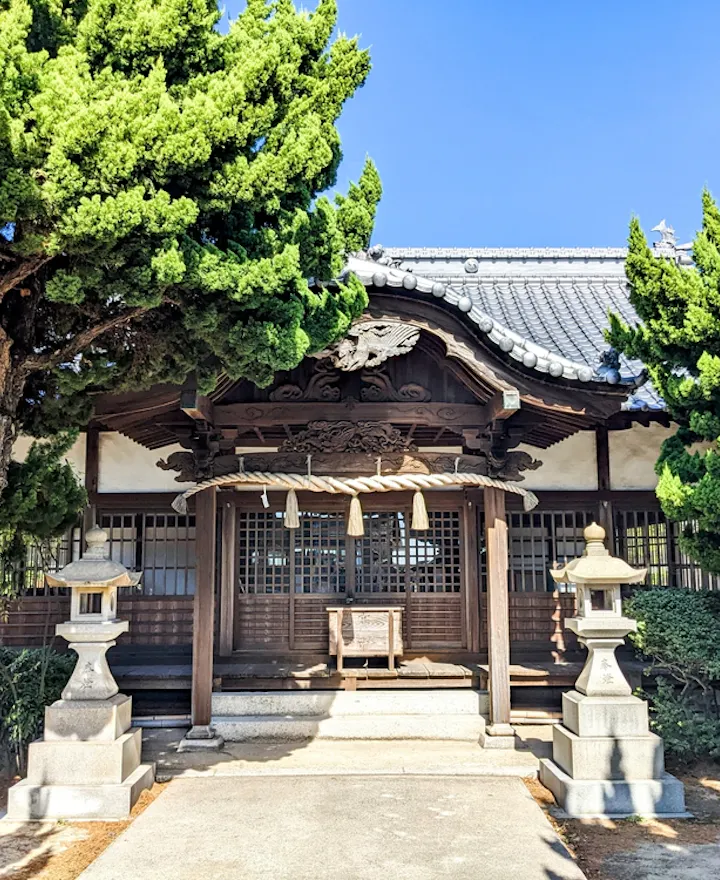 Sumiyoshi Shrine Naoshima Island Kagawa Japan Sumiyoshi Shrine Naoshima Island Kagawa Japan