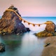 Meoto Iwa Rock of Ise, Japan at dusk Meoto Iwa Rock of Ise, Japan at dusk