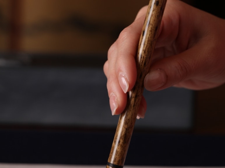 东京新宿姓名书法体验