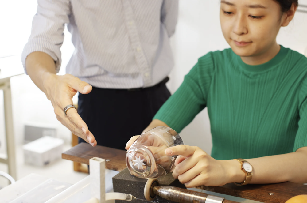 Edo Kiriko Glass Workshop