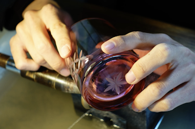 Edo Kiriko Glass Workshop