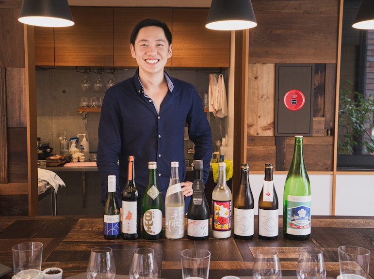 중앙 도쿄의 소믈리에에 의한 사케 테이스팅 오마카세 코스