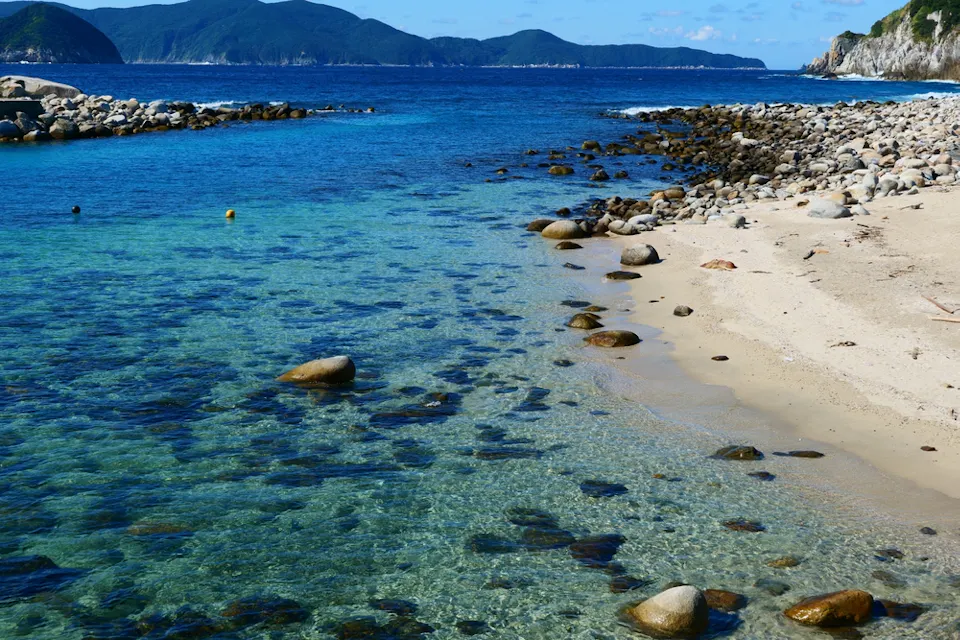 This place is Kashiwajima Island.Otsuki,Kochi,Japan