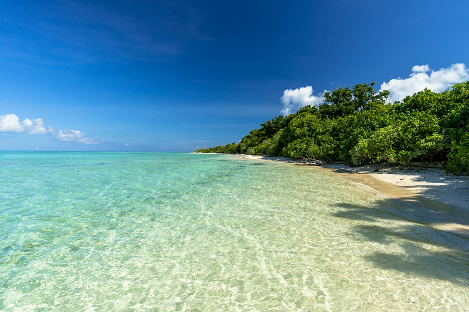 beautiful nishihama beach in hateruma island