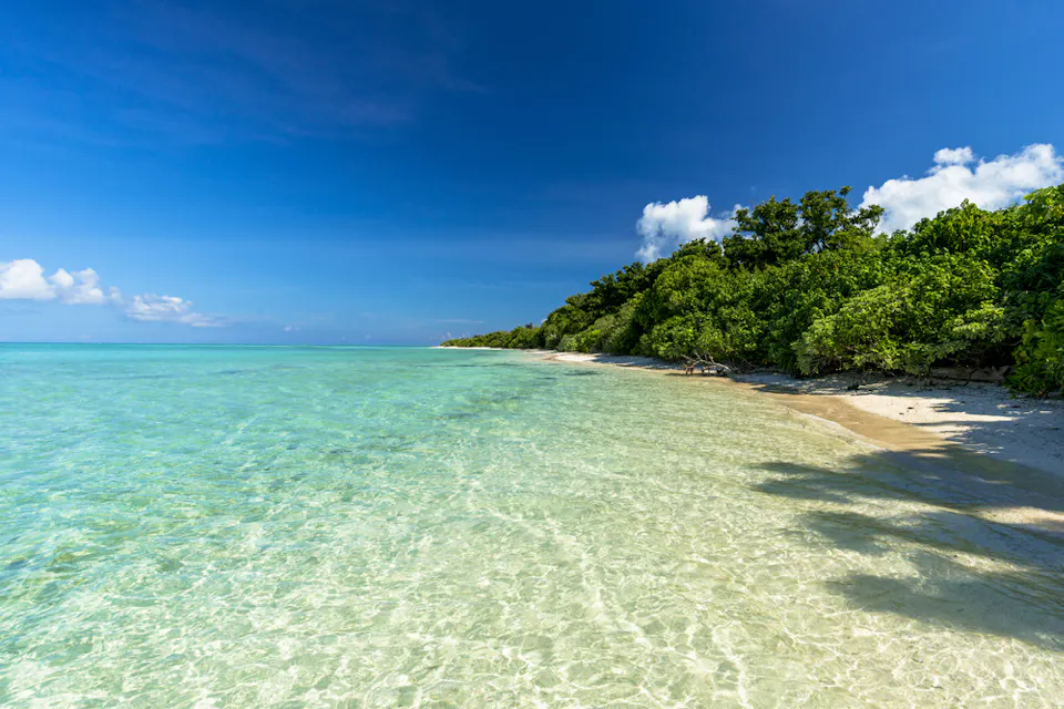 beautiful nishihama beach in hateruma island