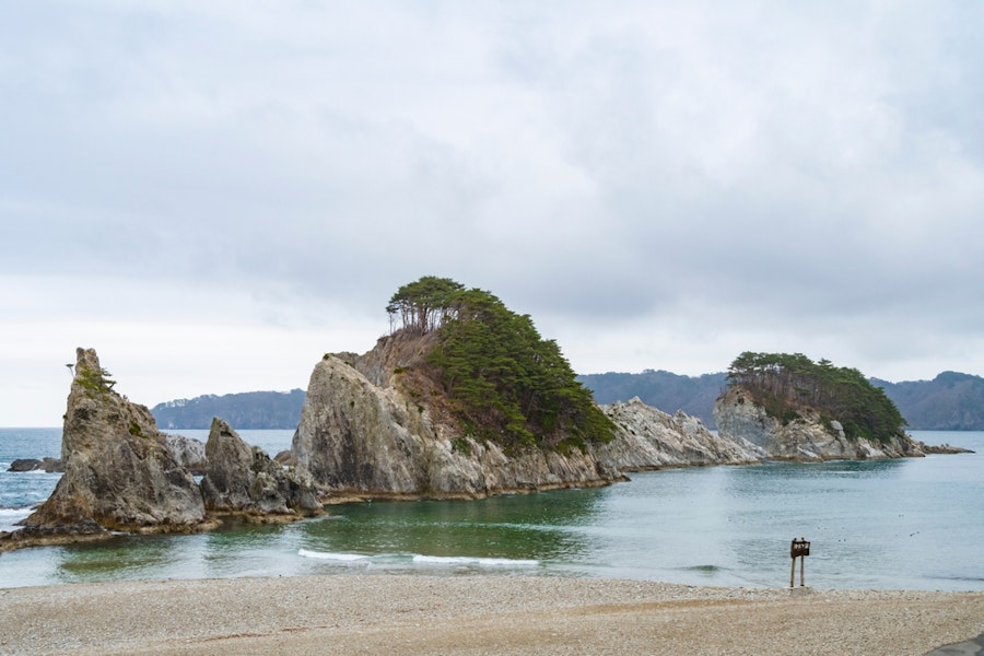 Iwate Sanriku, a view of Jodogahama beach