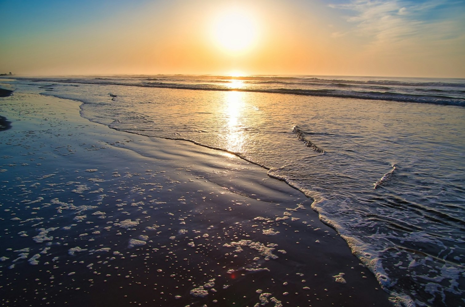 Sunrise at Kujukuri Beach, Chiba, Japan