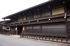 view of kusakabe folk museum at takayama