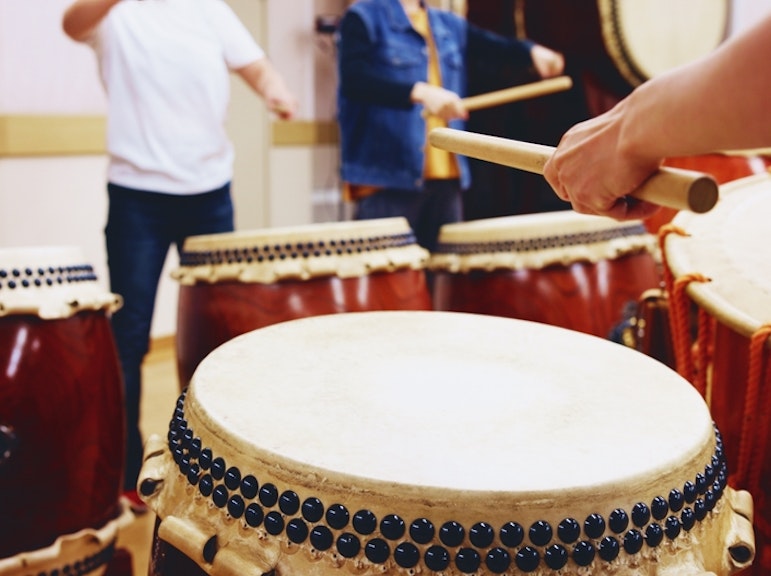 宮崎での太鼓体験