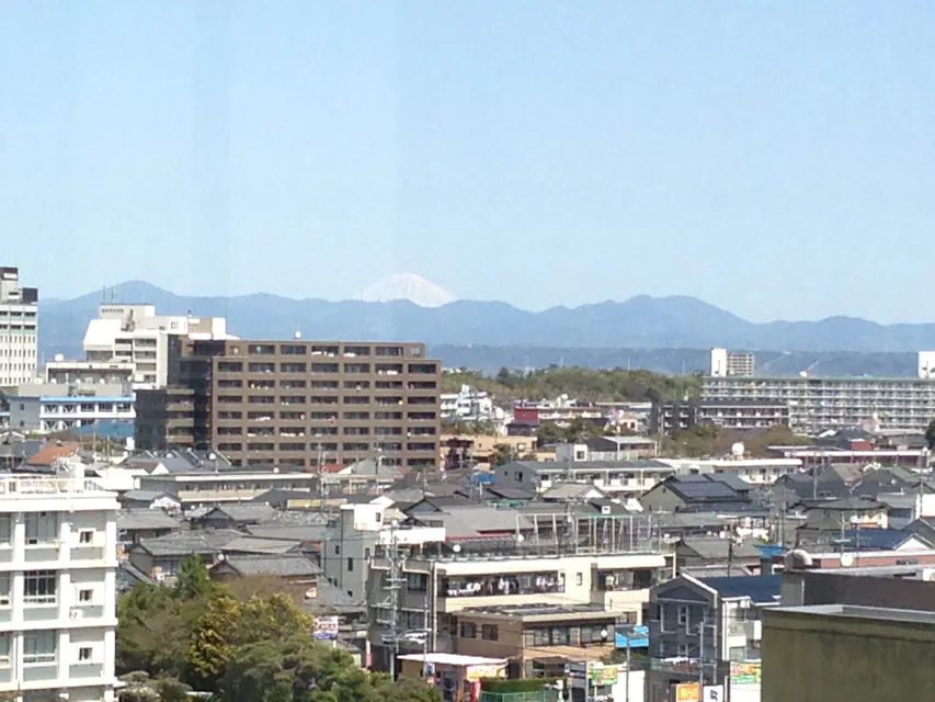View of Mt. Fuji from Hamamatsu