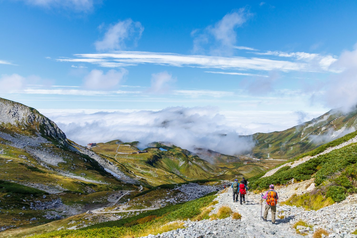 Scenery of Murodo, Toyama Prefecture in early autumn, Tateyama Kurobe Alpine Route