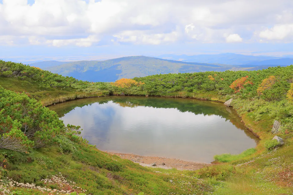 Scenery from the Daisetsuzan Asahidake walking course in Hokkaido Scenery from the Daisetsuzan Asahidake walking course in Hokkaido