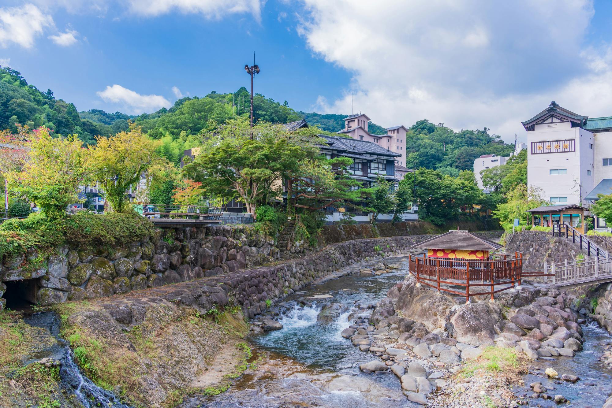 アニメ SUI-TEN ONSEN PROJECT Shuzenji Onsen (onsen town), Izu, Shizuoka - Trip To Japan