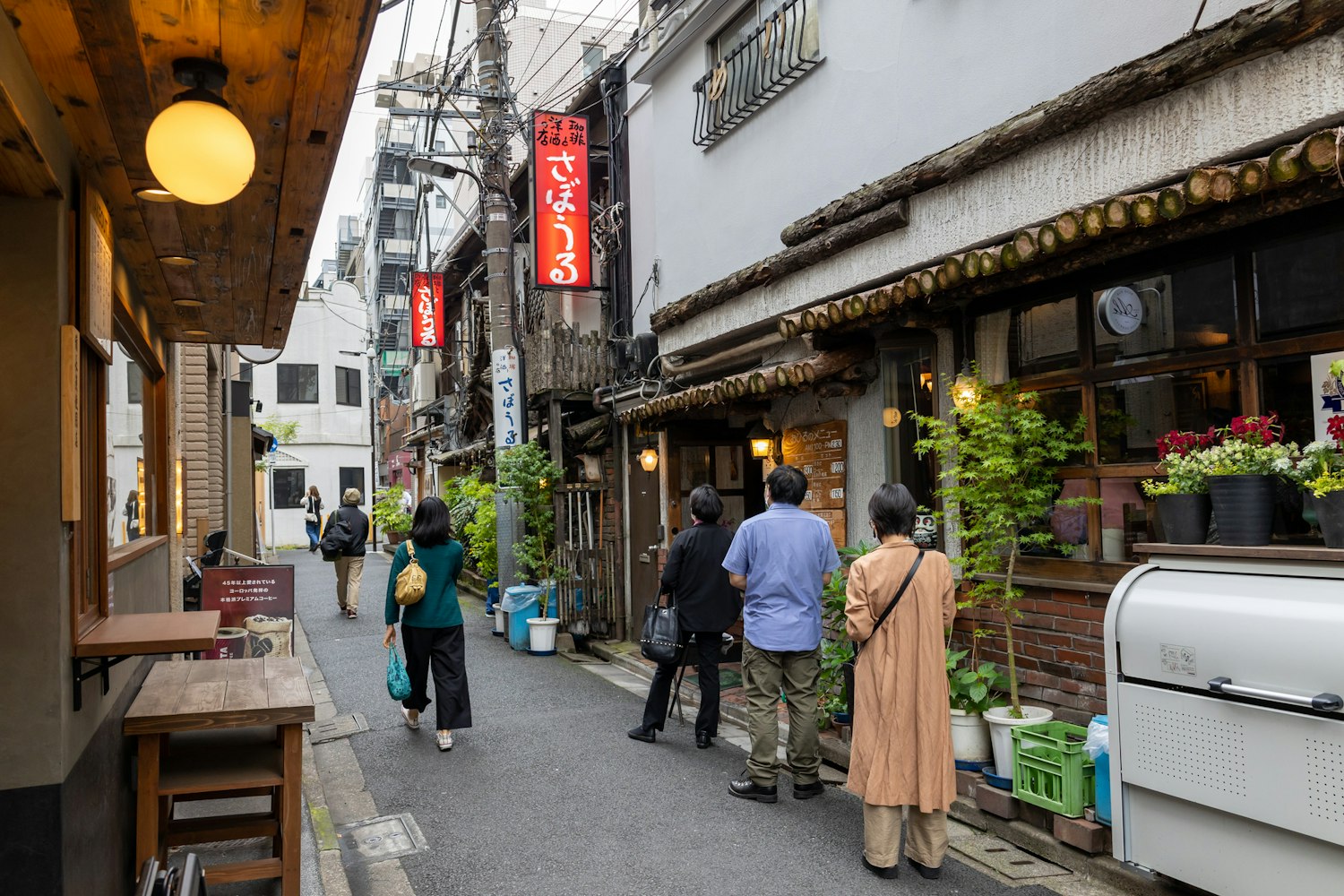 Behind the alley in Jimbocho, Chiyoda-ku, Tokyo