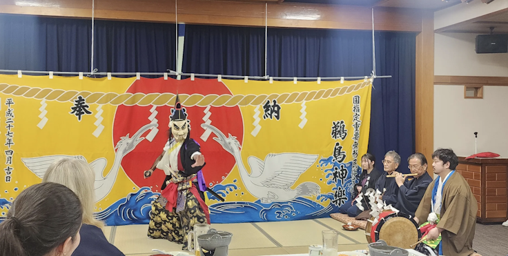Michinoku Coastal Trail Area Activities Kagura Dance Experience