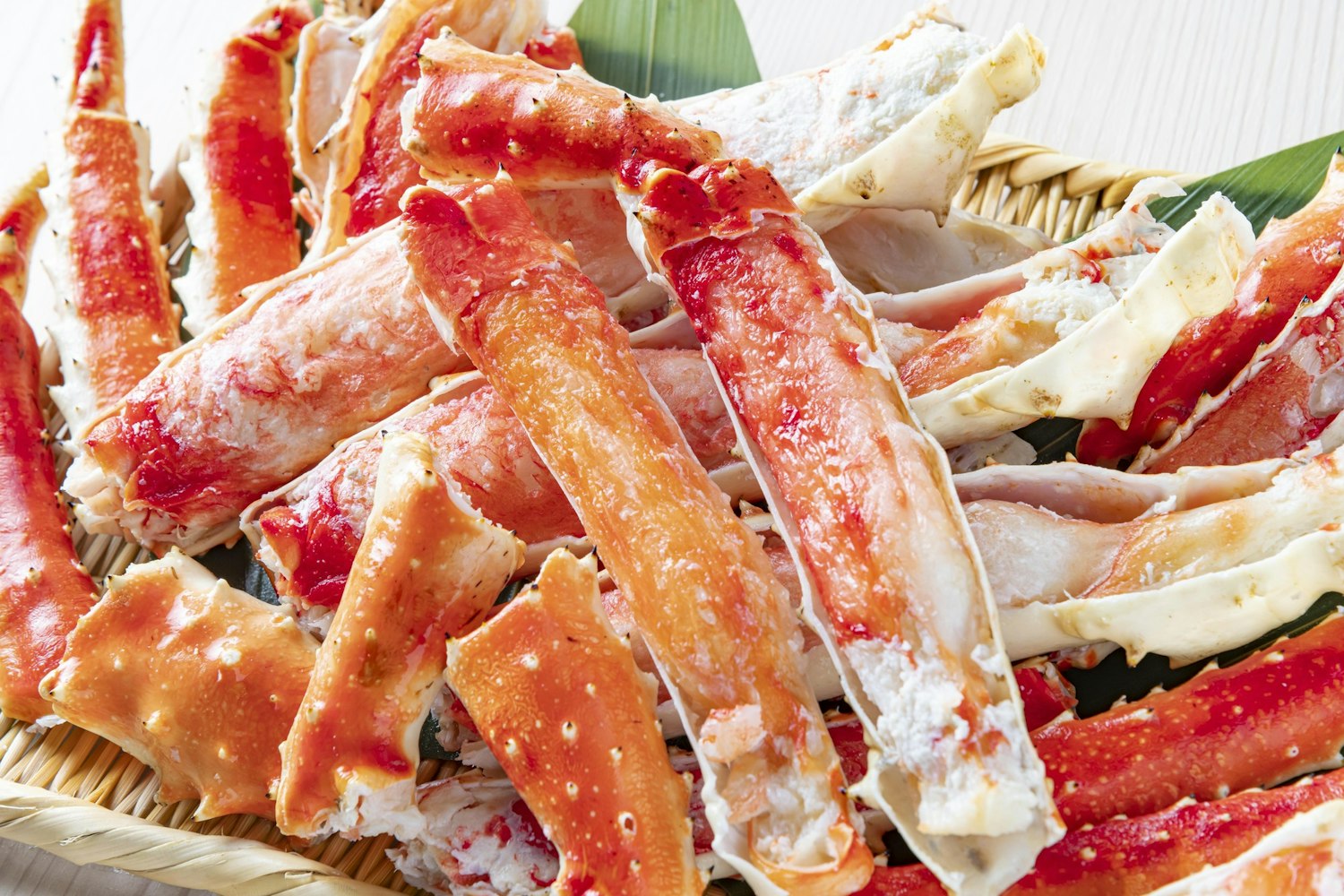 Fresh and delicious king crab