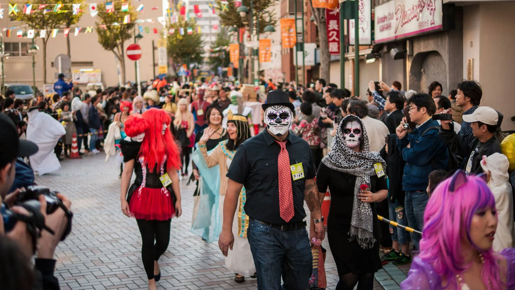 Halloween parade in Japan with 3000 attendees on October 27 in Kawasaki Halloween parade in Japan with 3000 attendees on October 27 in Kawasaki