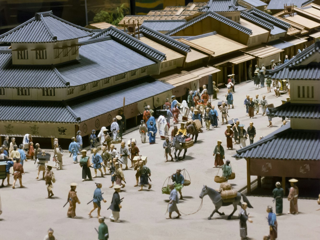 Miniature of the Edo-Tokyo Museum (Nihonbashi) Miniature of the Edo-Tokyo Museum (Nihonbashi)