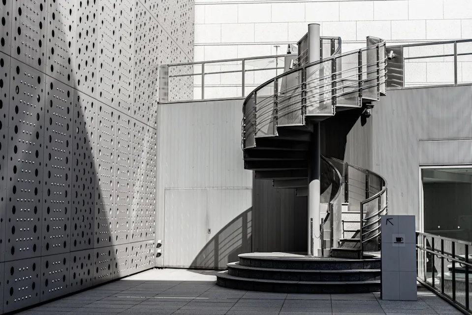 Spiral staircase at the Museum of Contemporary Art Tokyo