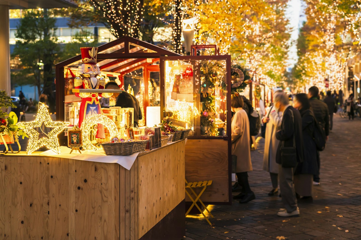 Christmas Market at Marunouchi Nakadori Street, Tokyo Station