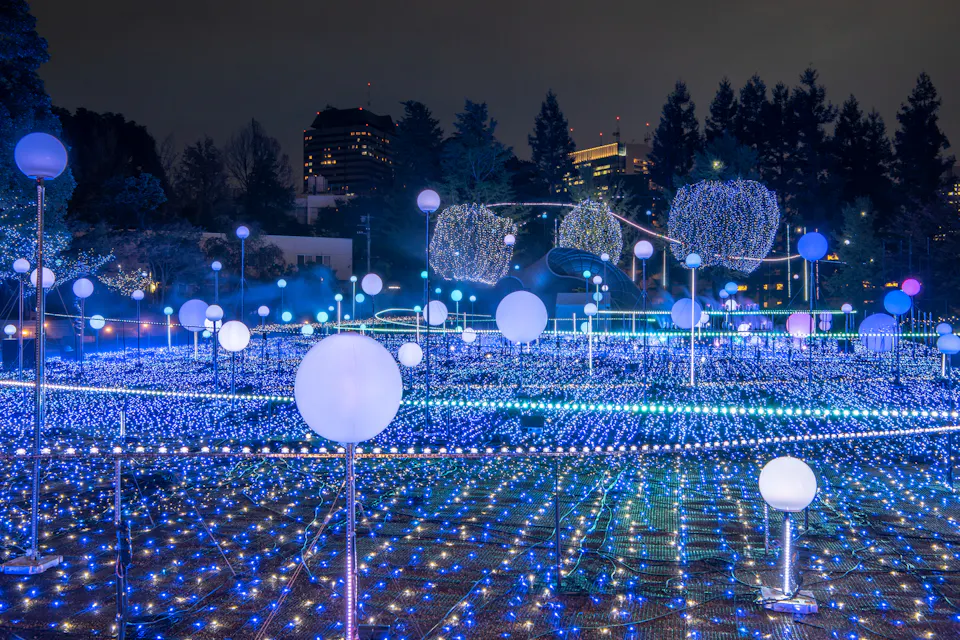 Tokyo Midtown Illumination Starlight Garden